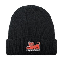 Toy Machine Beanie Devil Cat Dock Beanie Black image