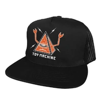 Toy Machine Hat Pyramid Black Mesh image