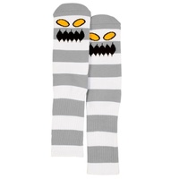 Toy Machine Socks Monster Big Stripe Sock Grey image
