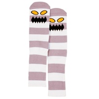 Toy Machine Socks Monster Big Stripe Sock Mauve image
