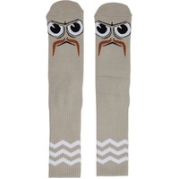 Toy Machine Socks Turtle Boy Stache Sock Grey image