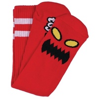 Toy Machine Socks Monster Face Sock Red image