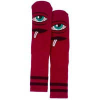 Toy Machine Socks Bloodshot Eye Sock Dark Red image