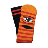 Toy Machine Socks Sect Eye Stripe Sock Orange/Red image
