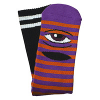 Toy Machine Socks Sect Eye Stripe Sock Purple/Orange image