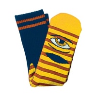 Toy Machine Socks Sect Eye Stripe Sock Yellow/Navy image