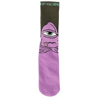 Toy Machine Socks Bored Sect Crew Sock Lavender image