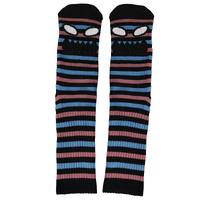 Toy Machine Socks Monster Face Ministrp Dusty Blue image