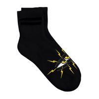 Toy Machine Socks Lightening Eye Black image