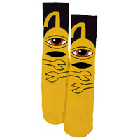 Toy Machine Socks Sect Hug Yellow image