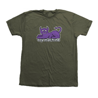 Toy Machine Tee Devil Cat Olive image