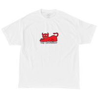 Toy Machine Tee Devil Cat White image