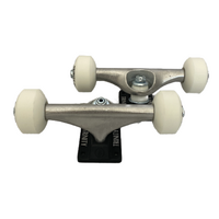 Trinity Trucks Combo Wheels Bearings Silver/Black 6.0 (8.7 Inch Width) image