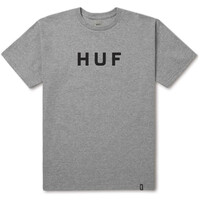 Huf Tee Essentials OG Logo Grey Heather image