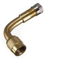 Tyre Valve Extender Gold 90 degree image