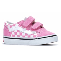 Vans Youth Old Skool V Colour Theory Checkerboard Pink Kids image