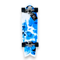 WoodDetail Surfskate Complete 10.25 X 32.5 Lacanau Acid Blue image