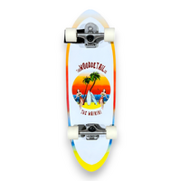 WoodDetail Surfskate Complete 10.25 X 33 Waikiki Aloha image