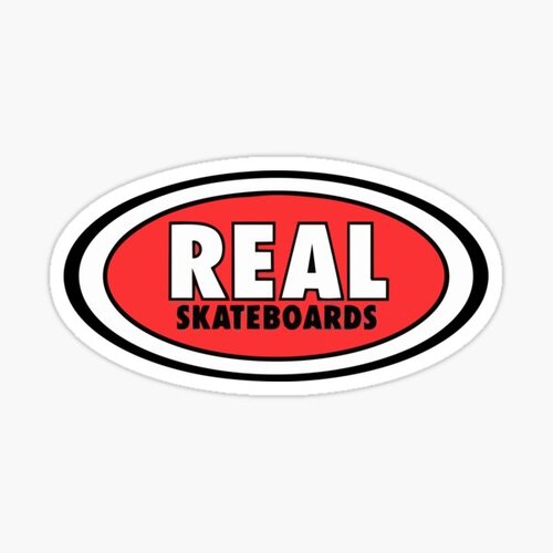 Real Sticker Staple Oval 4 Inch Width