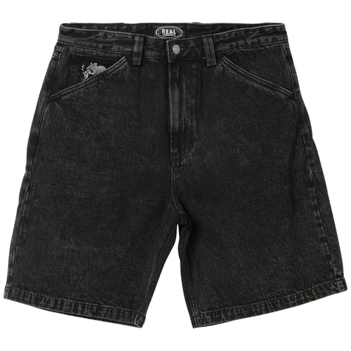Real Shorts Street Cleaner Black Stone [Size: 28 inch Waist] [Colour: Black]