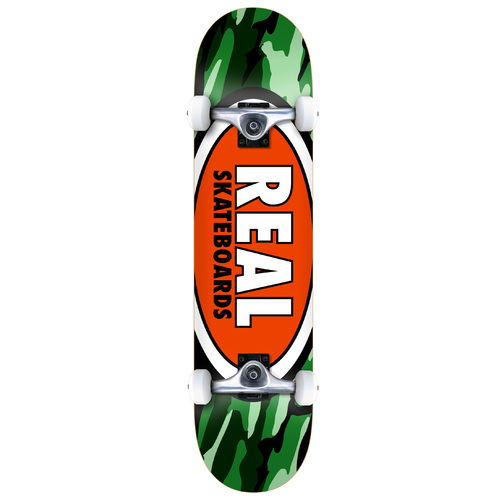 Real Complete Oval Camo Green 7.75