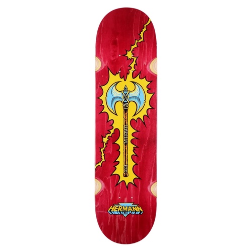 Real Deck Battle Axe Herman 8.25 Inch Width Red Stain