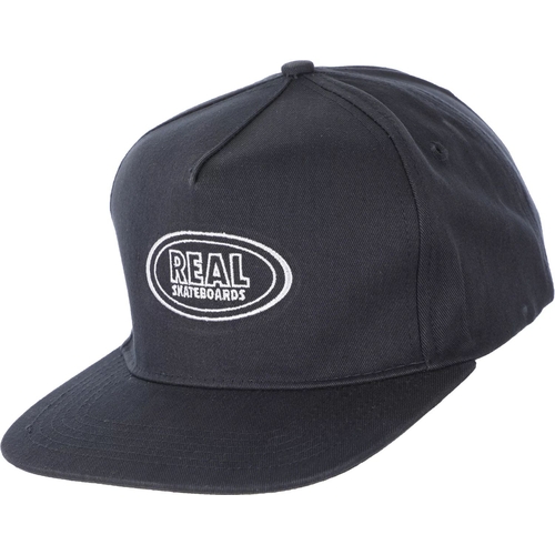 Real Hat Oval Navy/White