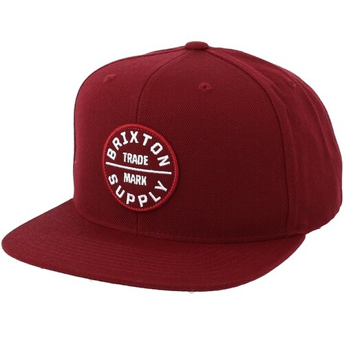 Brixton Hat Oath III Snapback Burgundy/Burgundy