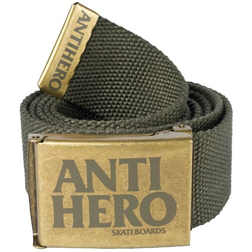Antihero Belt Black Hero Green/Brass