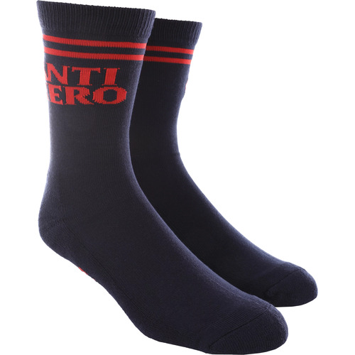 Antihero Socks Blackhero If Found Navy/Red