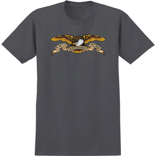 Antihero Tee Eagle Charcoal [Size: Mens Medium]
