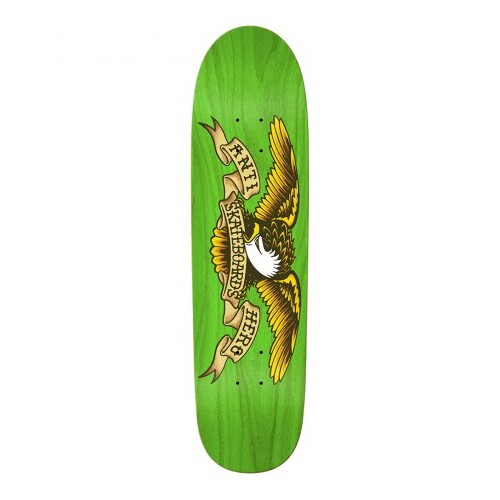 Antihero Deck Stained Eagle Dingbat Shaped 8.35 Green