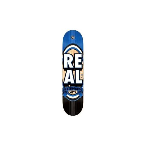 Real Deck Stacked Black/Blue 8.5