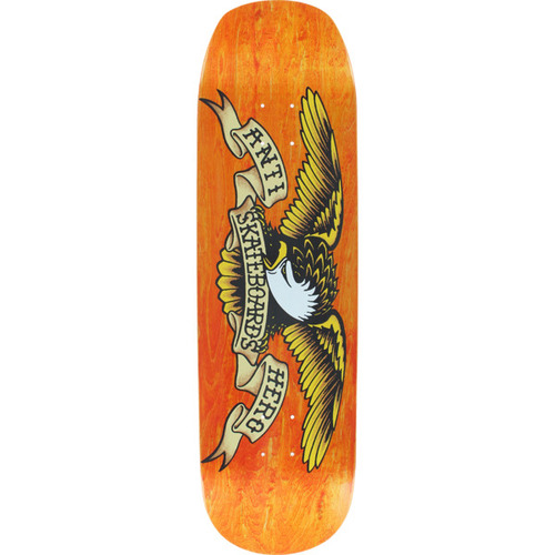 Antihero Deck Shaped Eagle Orange 9.1