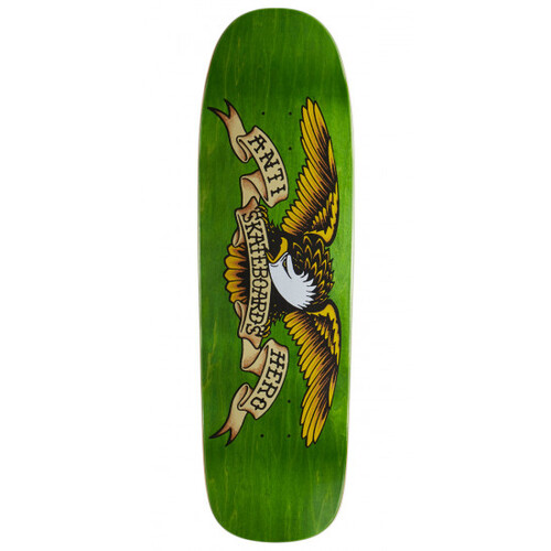 Antihero Deck Shaped Eagle Green 9.56