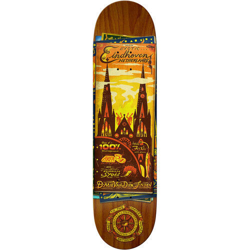 Antihero Deck Maps To Skaters Homes Daan 8.12 Assorted Stain