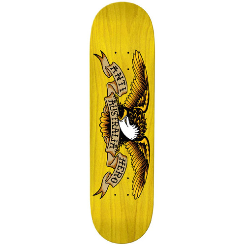 Antihero Deck Classic Eagle OZ Yellow 8.25 Inch Width