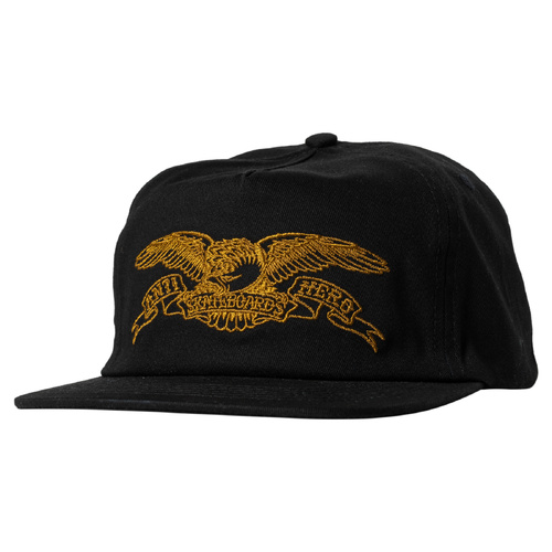 Antihero Hat Basic Eagle Snapback Black/Gold