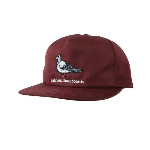 Antihero Hat Pigeon Snapback Maroon