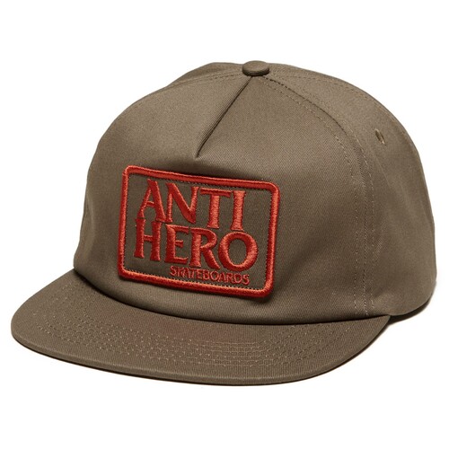 Antihero Hat Reserve Patch Brown/Red