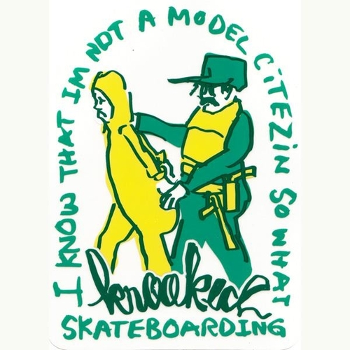 Krooked Sticker Model Citizen Medium 10cm Wide