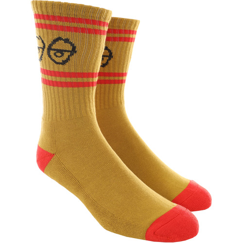 Krooked Socks Eyes Gold/Red/Black