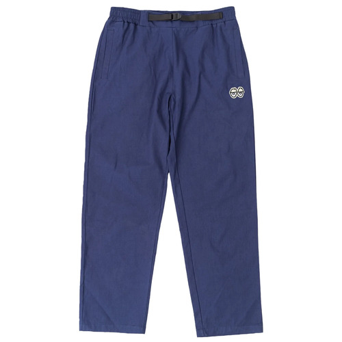 Krooked Pants Eyes Embroidery Navy/Tan [Size: Mens Medium]