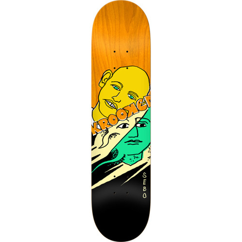Krooked Deck Face Off Sebo Walker 8.25