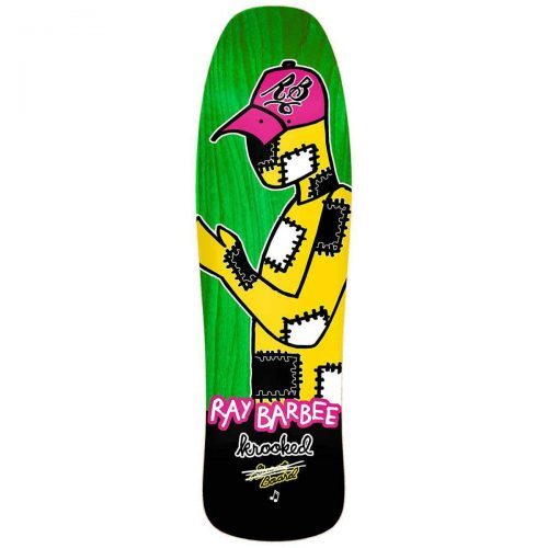 Krooked Deck Redux Ray Barbee Assorted Stain 9.5 Inch Width