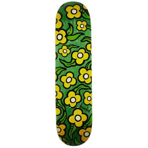 Krooked Deck Wildstyle Flowers Assorted Stain 7.75 Inch Width