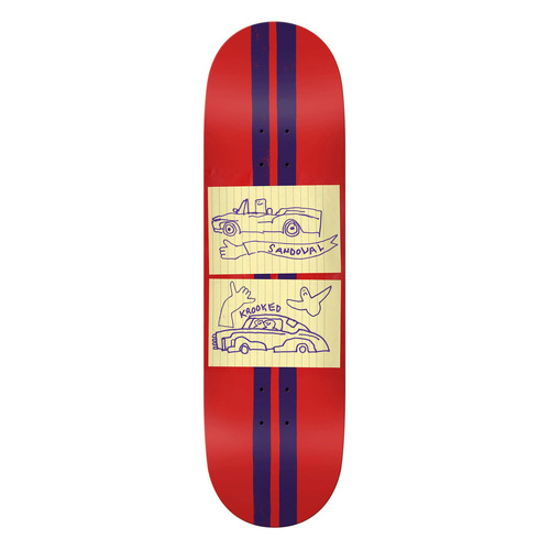 Krooked Deck Racecar Sandoval 9.02 Inch Width