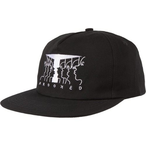 Krooked Hat Faces Black/White