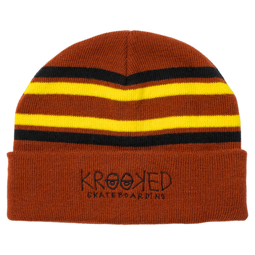 Krooked Beanie Eyes Dark Red