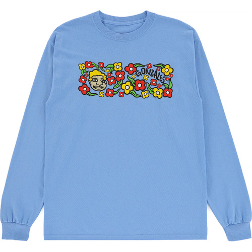 Krooked Tee L/S Tee Sweatpants Blue [Size: Mens Medium]